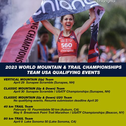 Team Selection Races World Mountain & Trail Championships USA Track