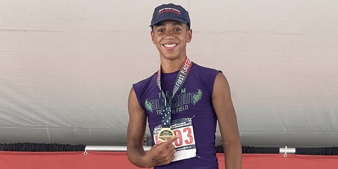 Lanese sets national record wins two Junior Olympic national